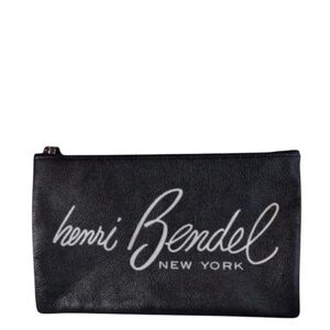 Henri Bendel Leather Clutch-EUC
